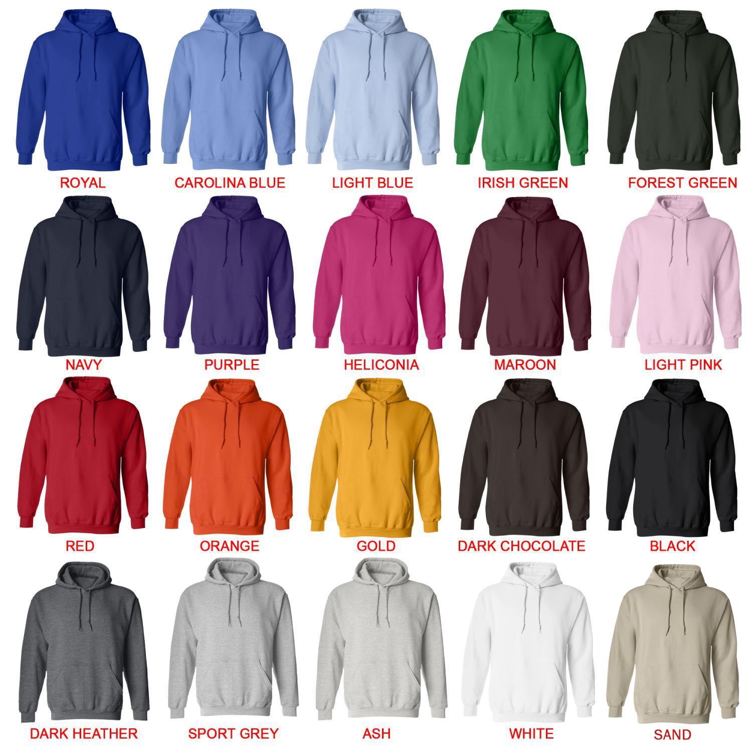 hoodie color chart - Ergo Proxy Store