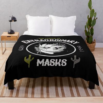 Masks Proxy Of Death Throw Blanket