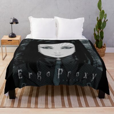 Ergo Proxy Re-l Mayer Vintage Throw Blanket