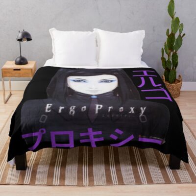Anime Ergo Proxy Classic Design Throw Blanket