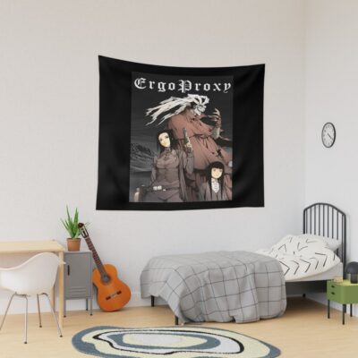 Ergo Proxy Vincent Law Re-l Mayer And Pino Tapestry