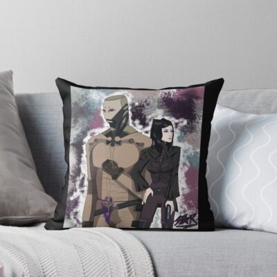 Ergo Proxy Re-l Mayer And Iggy Throw Pillow