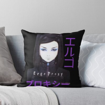 Anime Ergo Proxy Classic Design Throw Pillow