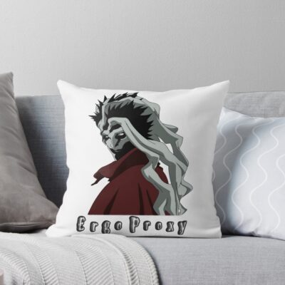 Best Ergo Proxy Vincent Law Unique Throw Pillow