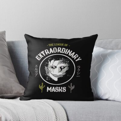 Masks Proxy Of Death Throw Pillow