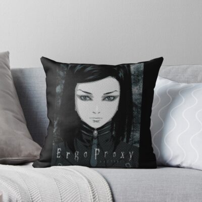 Ergo Proxy Re-l Mayer Vintage Throw Pillow