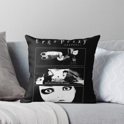 Serial Experiments Lain Ergo Proxy Throw Pillow
